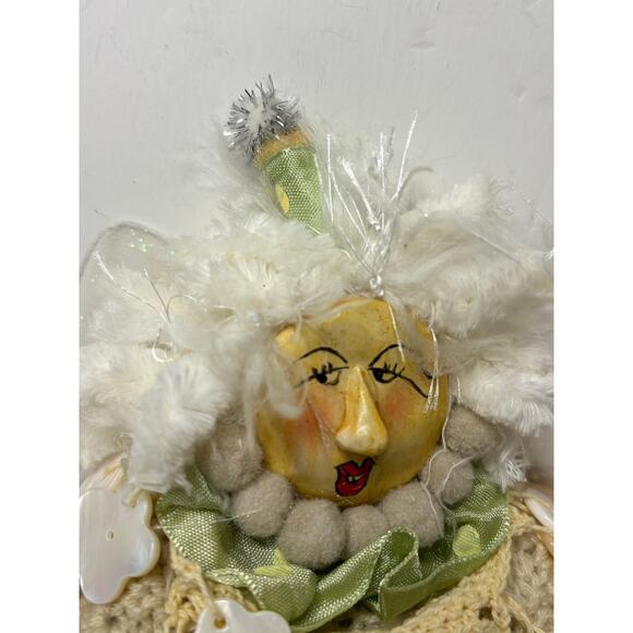 Phyllis Vaughn V Originals Whimsical Art Doll OOAK w Tag Cream Shelf Sitter - Picture 6 of 8